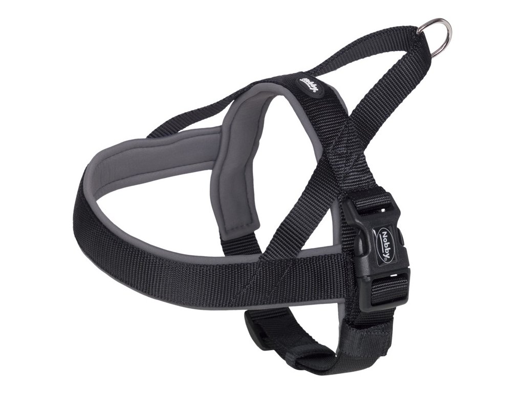 24399 1 nobby classic preno norsky postroj m l cerny z kategorie chovatelske potreby a krmiva pro psy obojky voditka a postroje pro psy postroje pro psy