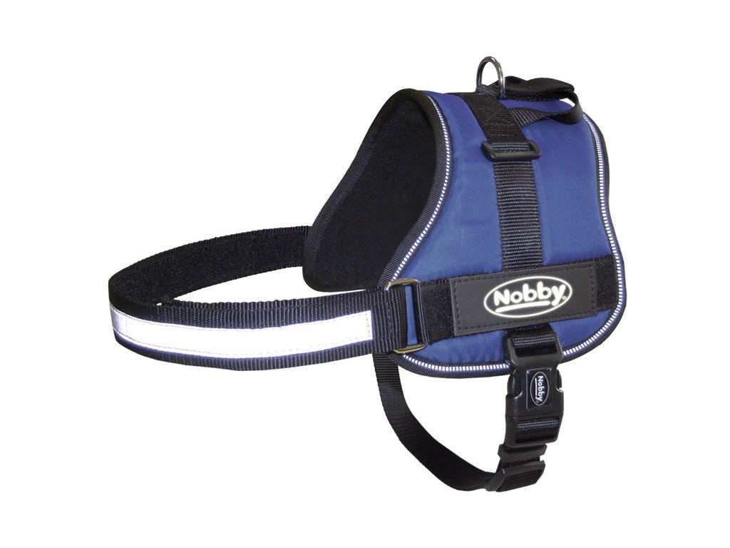 27417 1 nobby seguro bezpecnostni postroj pro psa s m modry 45 60cm z kategorie chovatelske potreby a krmiva pro psy obojky voditka a postroje pro psy postroje pro psy