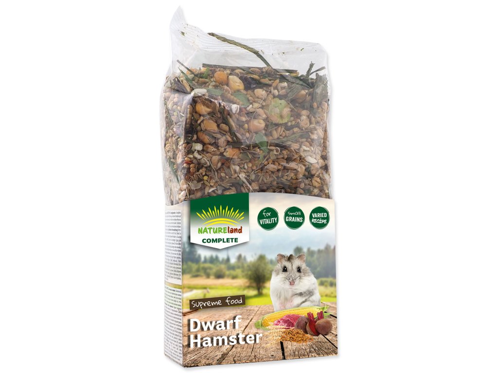 49215 1 krmivo nature land complete pro zakrsle krecky 300 g z kategorie chovatelske potreby a krmiva pro hlodavce a mala zvirata krmiva pro hlodavce a mala zvirata