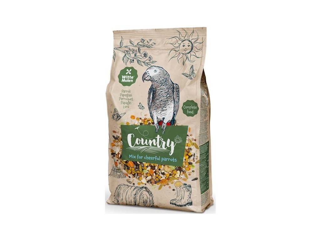 58206 1 witte molen country parrot velky papousek 2 kg z kategorie chovatelske potreby pro ptaky a papousky krmivo pro papousky