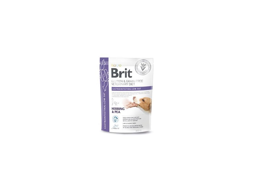 52389 1 brit vd dog gf gastrointestinal low fat 400g z kategorie chovatelske potreby a krmiva pro psy krmiva pro psy veterinarni diety pro psy