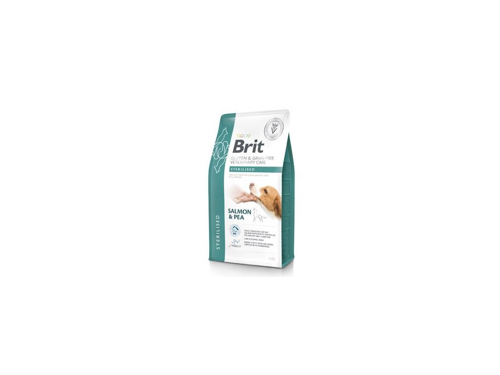 52395 1 brit vd dog gf care sterilised 2kg z kategorie chovatelske potreby a krmiva pro psy krmiva pro psy veterinarni diety pro psy