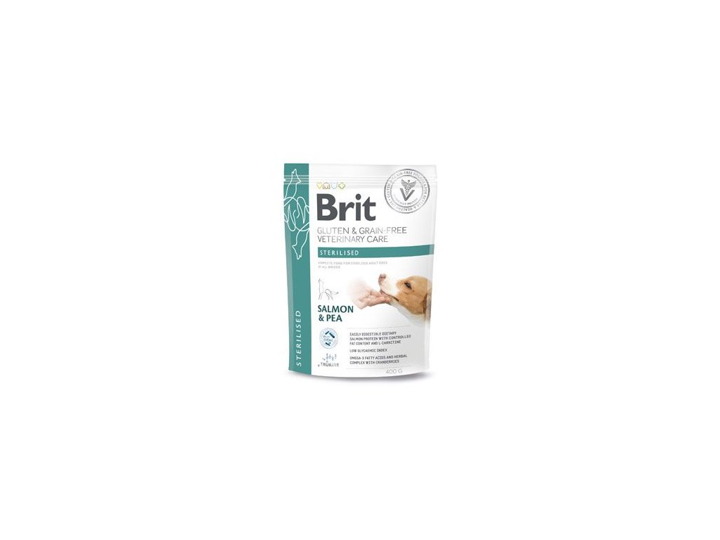 52398 1 brit vd dog gf care sterilised 400g z kategorie chovatelske potreby a krmiva pro psy krmiva pro psy veterinarni diety pro psy