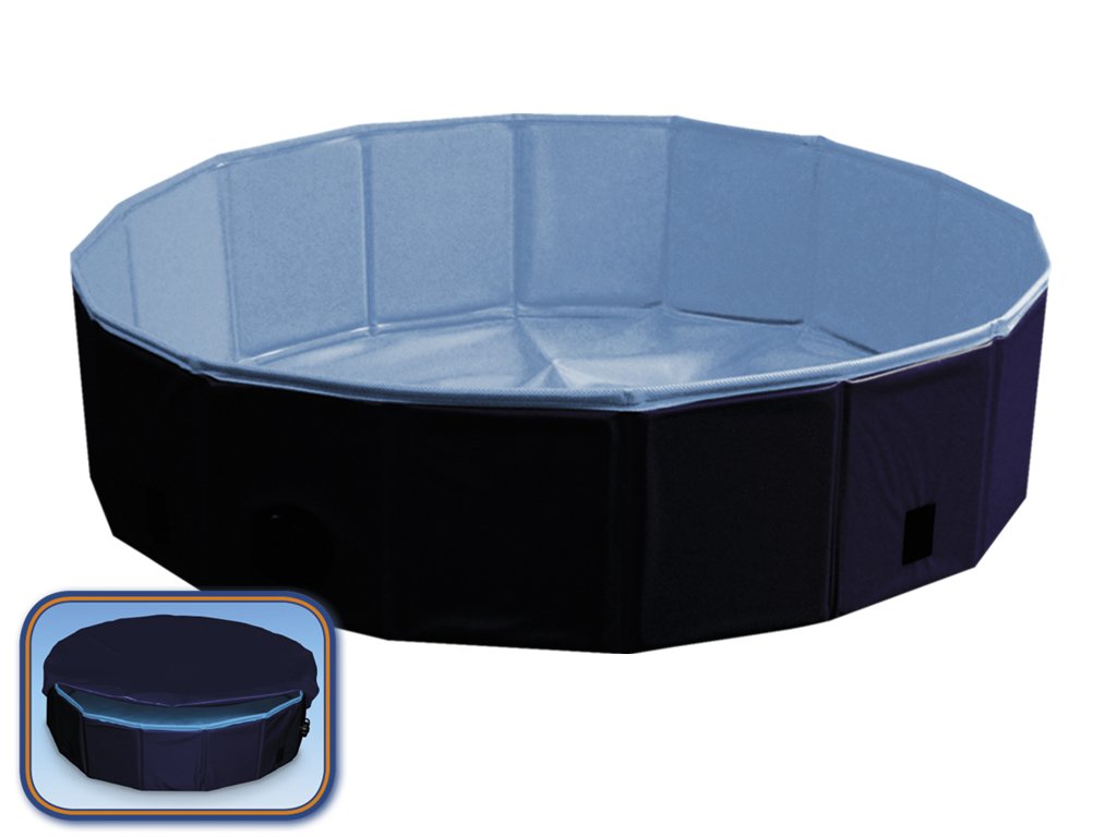 25566 4 nobby odolny bazen pro psa skladaci s krytem m 120x30cm z kategorie chovatelske potreby a krmiva pro psy pelisky a dvirka pro psy bazenky pro psy