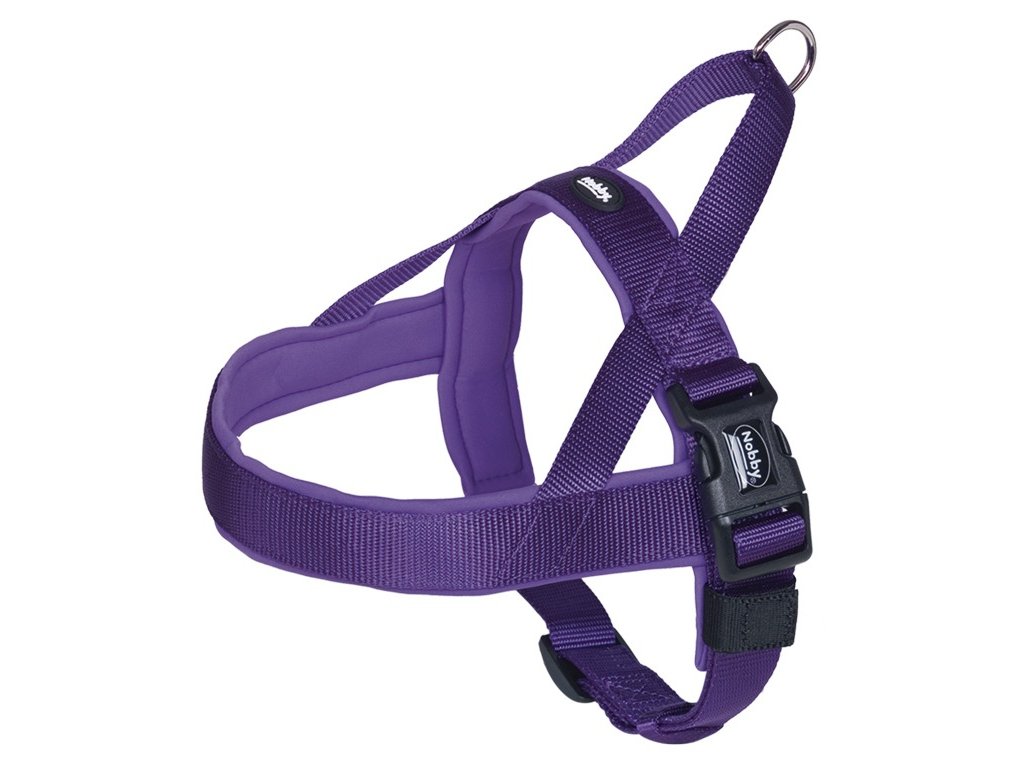24468 1 nobby classic preno norsky postroj xl fialovy z kategorie chovatelske potreby a krmiva pro psy obojky voditka a postroje pro psy postroje pro psy