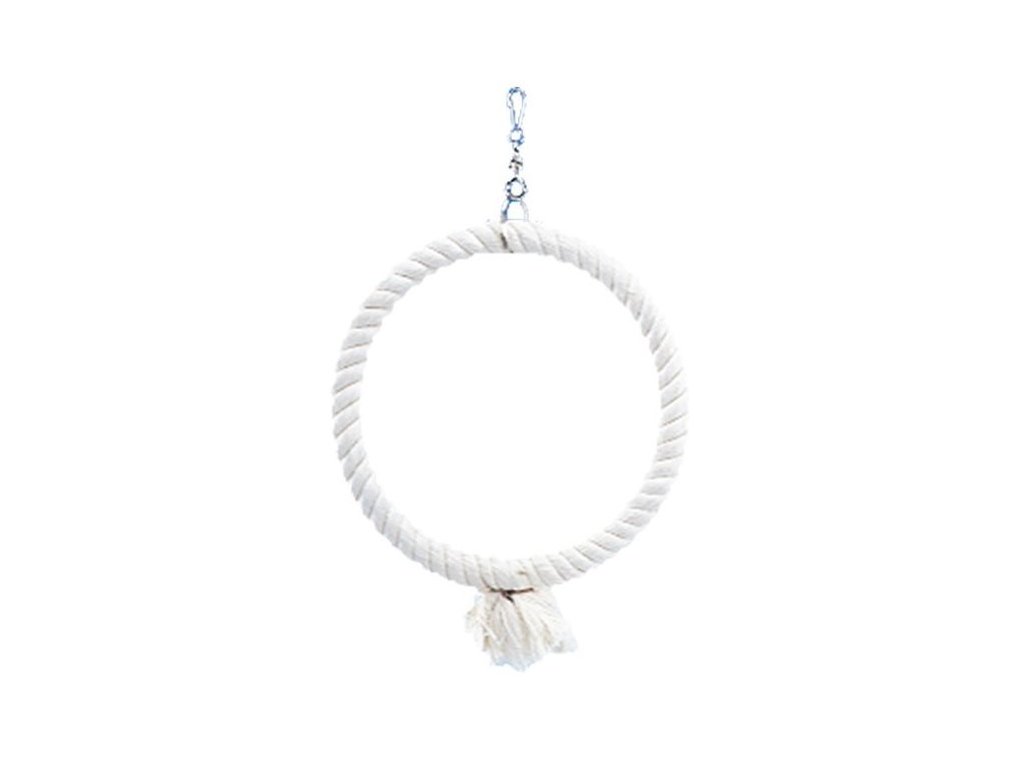 4851 1 nobby maly bavlneny kruh 24cm z kategorie chovatelske potreby pro ptaky a papousky hracky pro papousky houpacky pro papousky