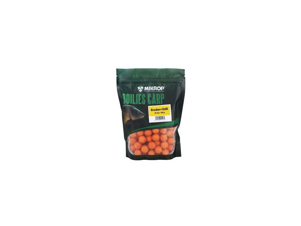 59678 1 mikrop boilies carp broskev chilli 500g z kategorie jezirka krmivo pro ryby