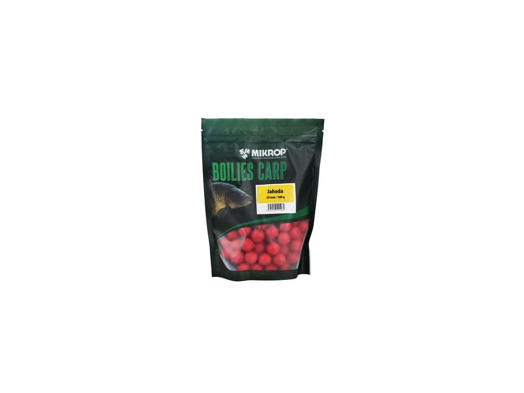 59687 1 mikrop boilies carp jahoda 500g z kategorie jezirka krmivo pro ryby