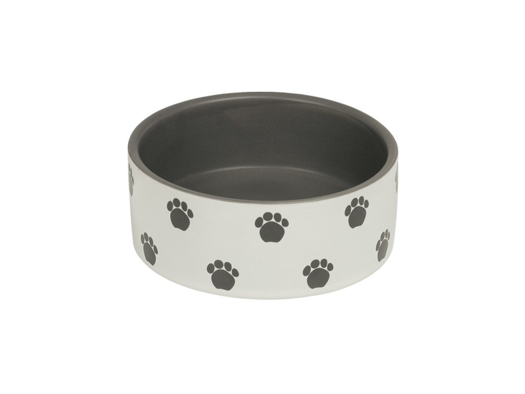 20640 1 nobby pata keramicka matna miska seda 12x4 5cm 250ml z kategorie chovatelske potreby a krmiva pro psy misky a davkovace pro psy keramicke misky pro psy