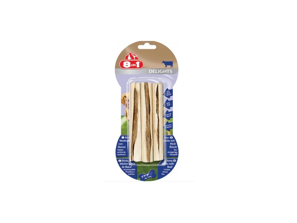 43629 tycinka zvykaci delights beef 3ks z kategorie chovatelske potreby a krmiva pro psy pamlsky pro psy dentalni pamlsky pro psy