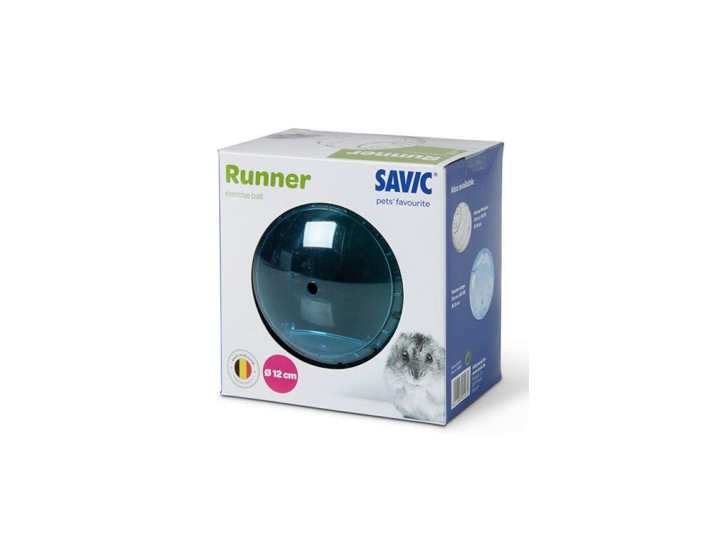 26142 savic runner ball koule plastova 12cm z kategorie chovatelske potreby a krmiva pro hlodavce a mala zvirata kolotoce koule