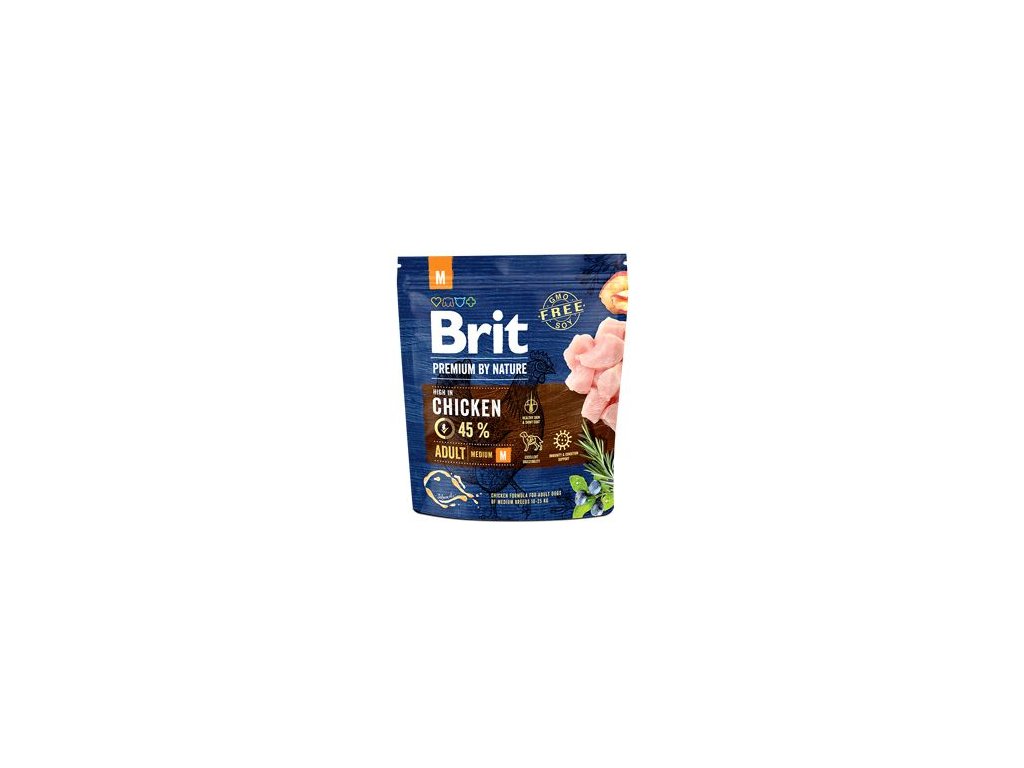 8922 brit premium dog by nature adult m 1kg z kategorie chovatelske potreby a krmiva pro psy krmiva pro psy granule pro psy
