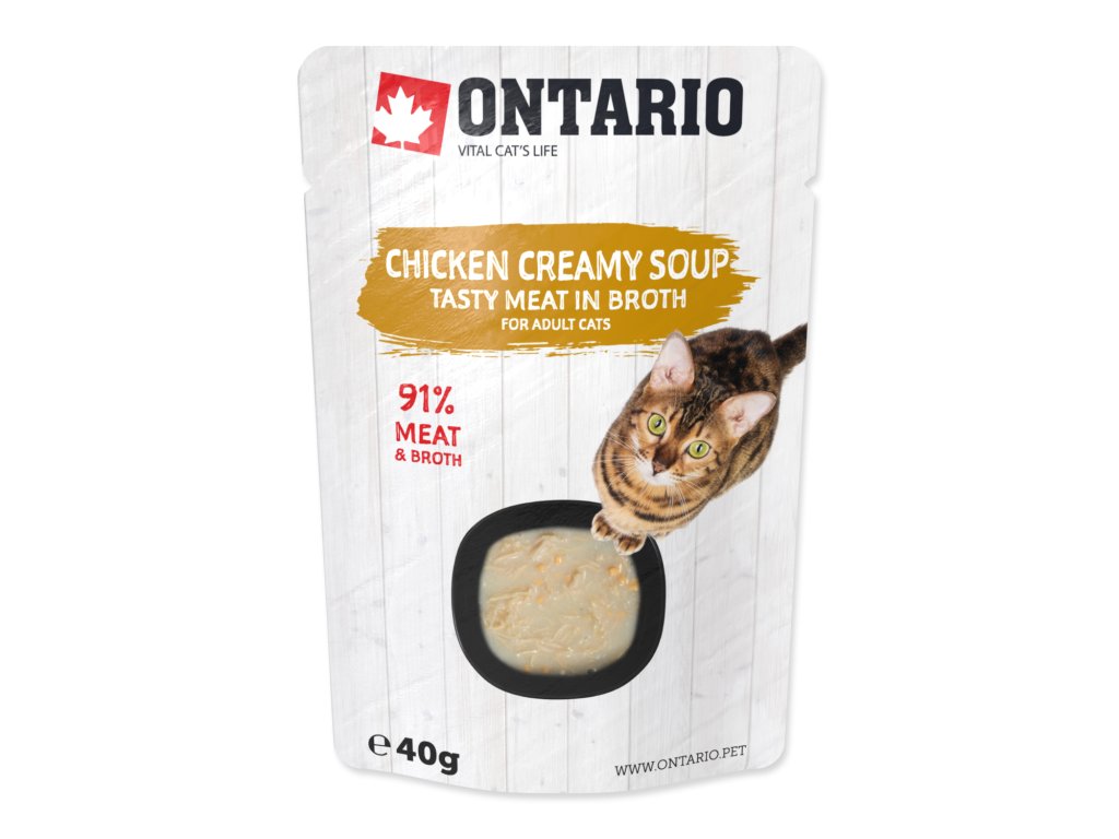 48720 1 ontario cat soup chicken cheese with rice 40 g z kategorie chovatelske potreby a krmiva pro kocky krmivo a pamlsky pro kocky polevky a drinky pro kocky