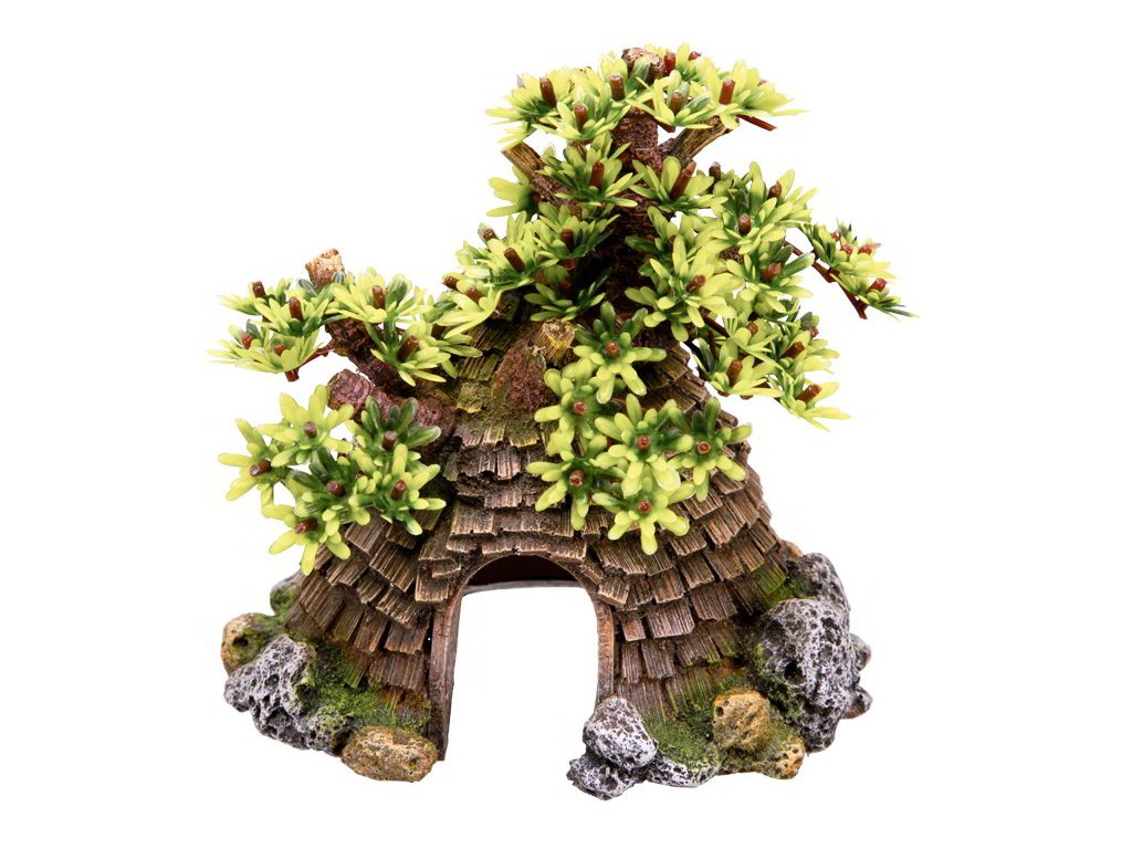 12459 1 nobby akvarijni dekorace chatrc 17 x 14 5 x 17 5 cm z kategorie akvaristicke a teraristicke potreby dekorace do akvaria rujny hradby