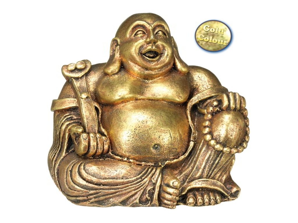 10005 1 nobby akvarijni dekorace zlaty buddha 13 5 x 11 x 12 cm z kategorie akvaristicke a teraristicke potreby dekorace do akvaria zlate akvarijni dekorace