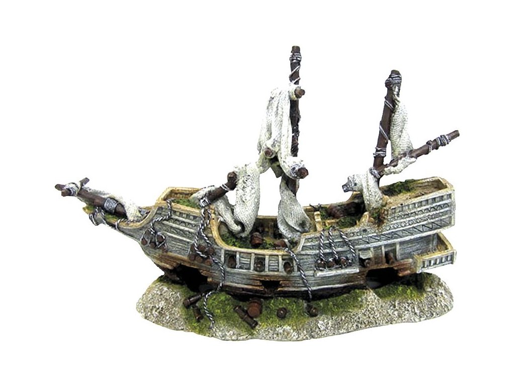 29220 1 nobby akvarijni dekorace galeona 35 8 x 13 x 22 5 cm z kategorie akvaristicke a teraristicke potreby dekorace do akvaria lode vraky