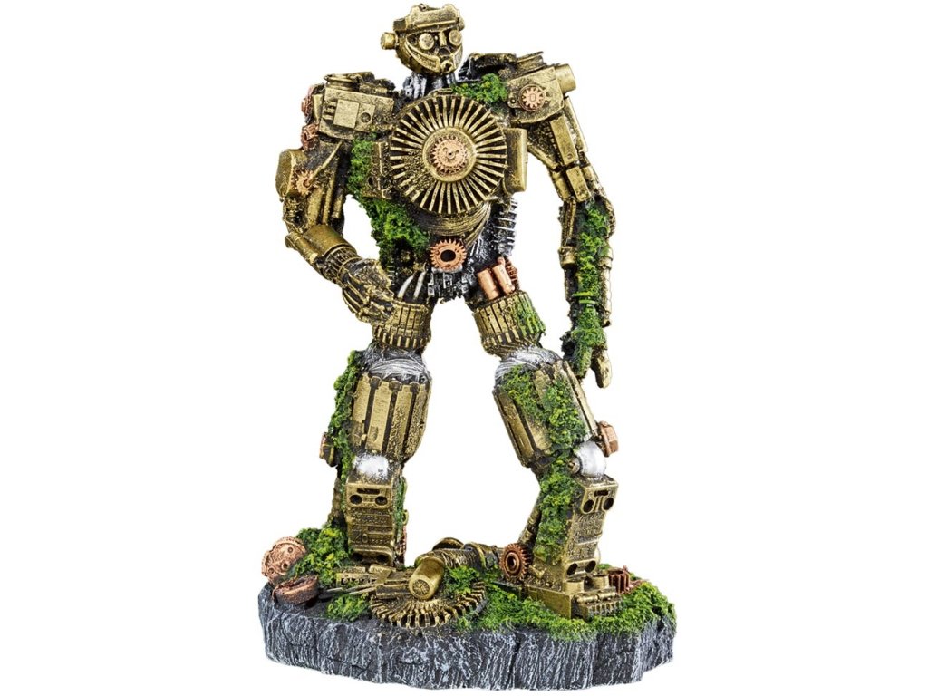 4077 1 nobby dekorace do akvaria rezavy robot 24 5 cm z kategorie akvaristicke a teraristicke potreby dekorace do akvaria sochy