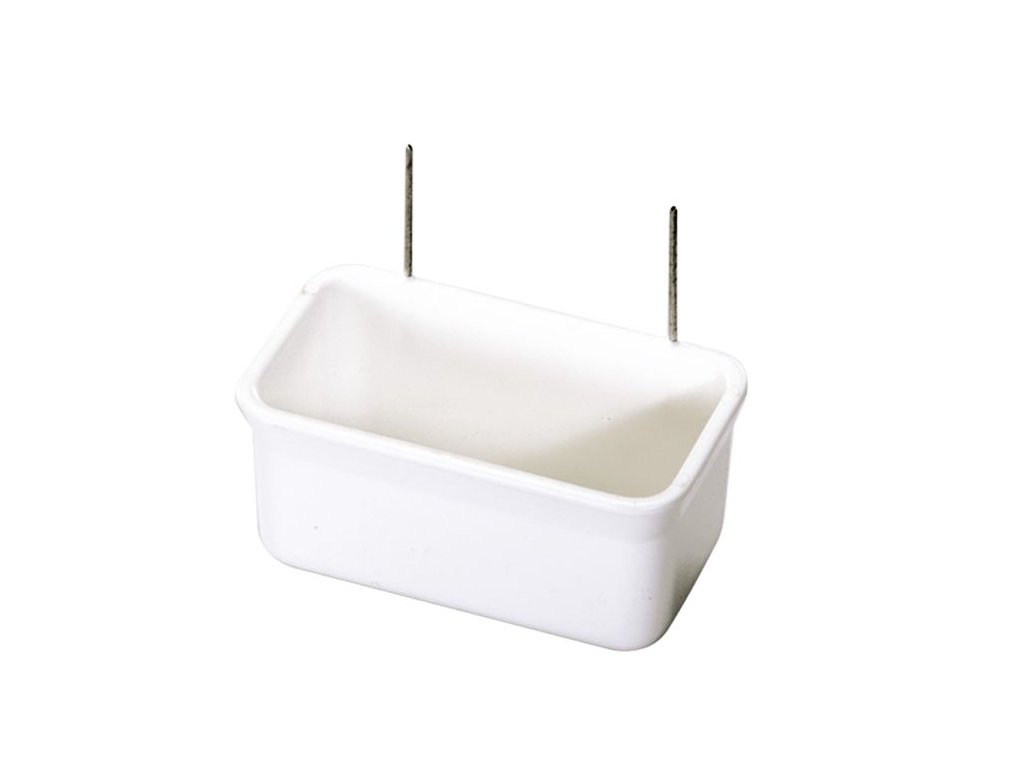 11709 1 nobby miska bila ptaci obdelnik 9 x 5 x 4 4 cm z kategorie chovatelske potreby pro ptaky a papousky misky napajecky pro papousky misky pro papousky