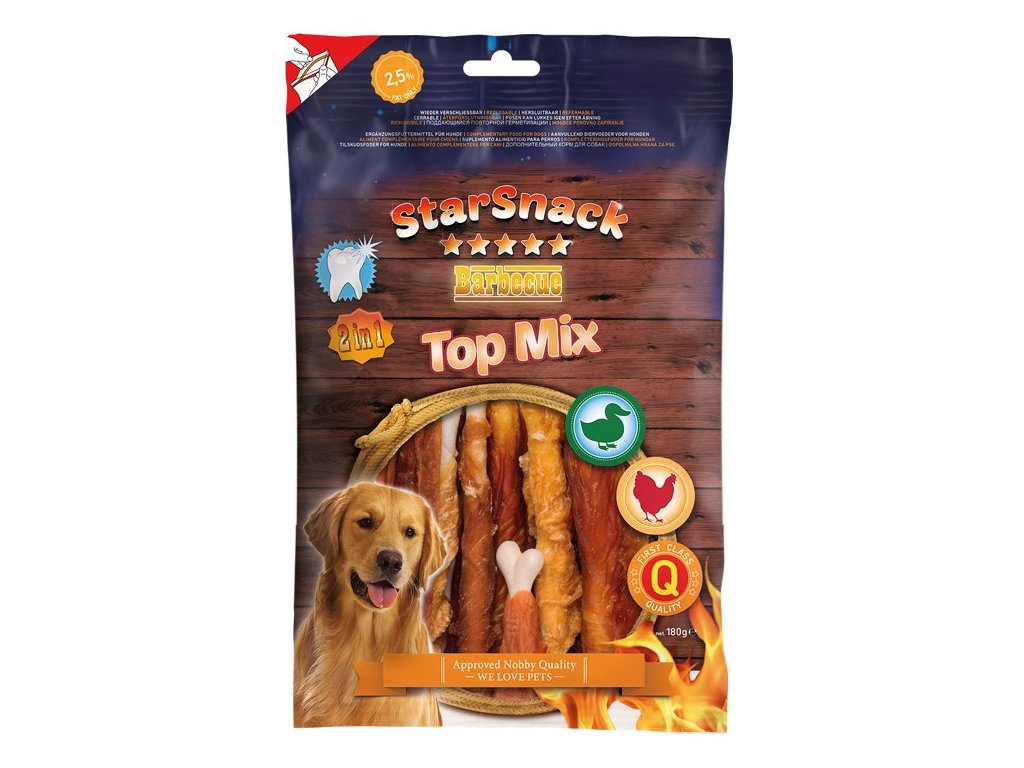 30486 2 nobby starsnack bbq top mix pamlsky 180g z kategorie chovatelske potreby a krmiva pro psy pamlsky pro psy zvykaci pamlsky pro psy