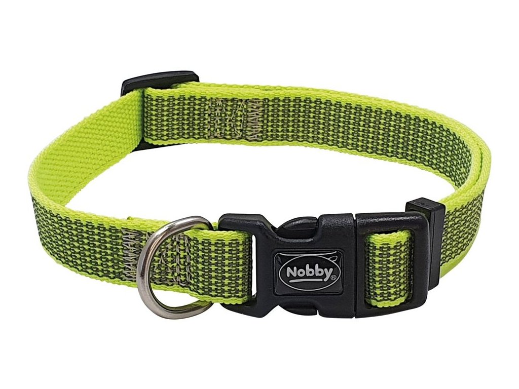 76590 nobby reflexni obojek full reflect zluta m l z kategorie chovatelske potreby a krmiva pro psy obojky voditka a postroje pro psy obojky pro psy