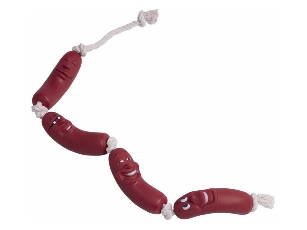 62117 nobby hracka vesele parky na lane 75cm z kategorie chovatelske potreby a krmiva pro psy hracky pro psy gumove hracky pro psy