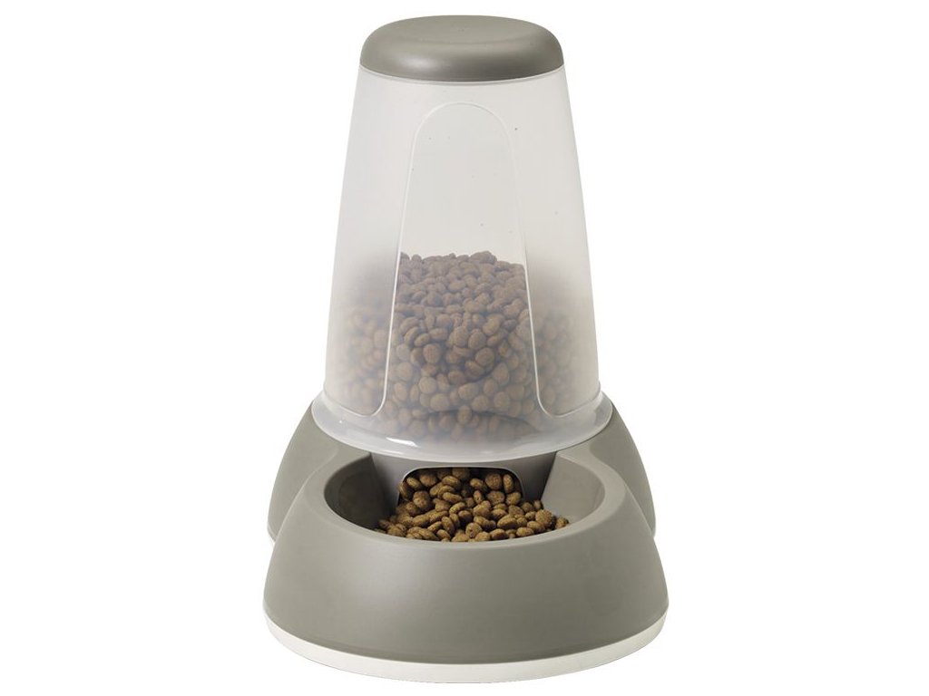 21279 1 savic loop food store davkovac krmiva seda 3 0 l z kategorie chovatelske potreby a krmiva pro psy misky a davkovace pro psy davkovace a fontanky pro psy