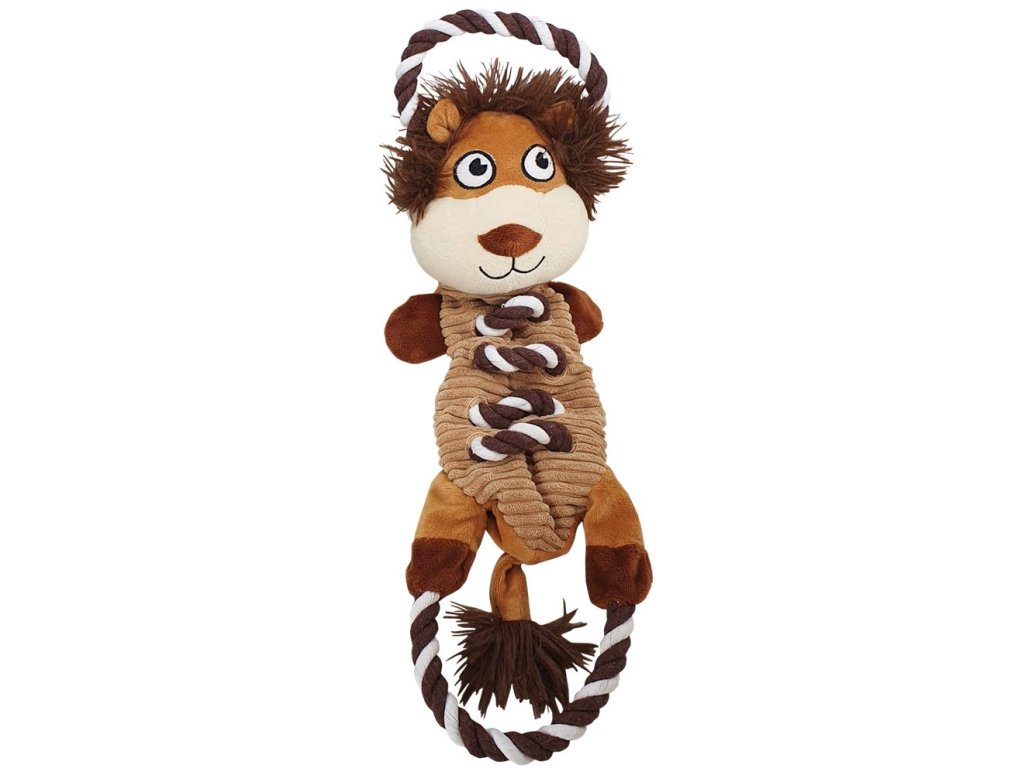 19179 1 nobby plysova hracka pro psy lev s lanem 47 cm z kategorie chovatelske potreby a krmiva pro psy hracky pro psy plysove hracky pro psy