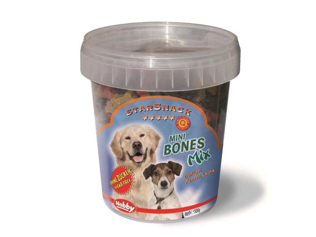 4209 3 nobby starsnack mini bones mix kyblik pamlsky pro psy 500g z kategorie chovatelske potreby a krmiva pro psy pamlsky pro psy polomekke pamlsky pro psy
