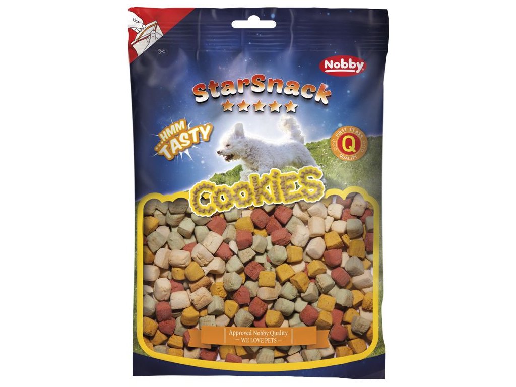 3843 1 nobby starsnack cookies training pecene pamlsky 500g z kategorie chovatelske potreby a krmiva pro psy pamlsky pro psy piskoty susenky pro psy