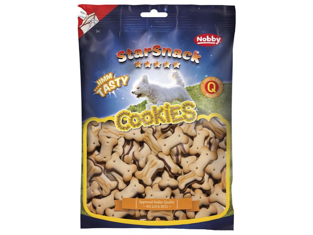 3834 1 nobby starsnack cookies duo bone pecene pamlsky 400g z kategorie chovatelske potreby a krmiva pro psy pamlsky pro psy piskoty susenky pro psy