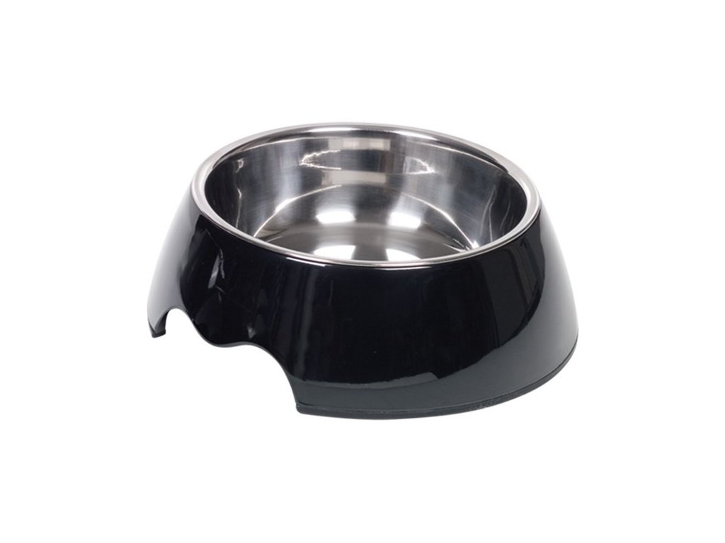 17802 1 nobby nobly miska v pouzdre 350ml cerna z kategorie chovatelske potreby a krmiva pro psy misky a davkovace pro psy misky v pouzdrech pro psy