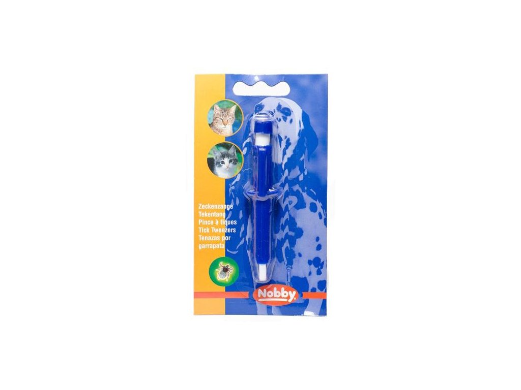 1158 1 nobby plastova pinzeta na klistata z kategorie chovatelske potreby a krmiva pro psy antiparazitika pro psy antiparazitni doplnky pro psy