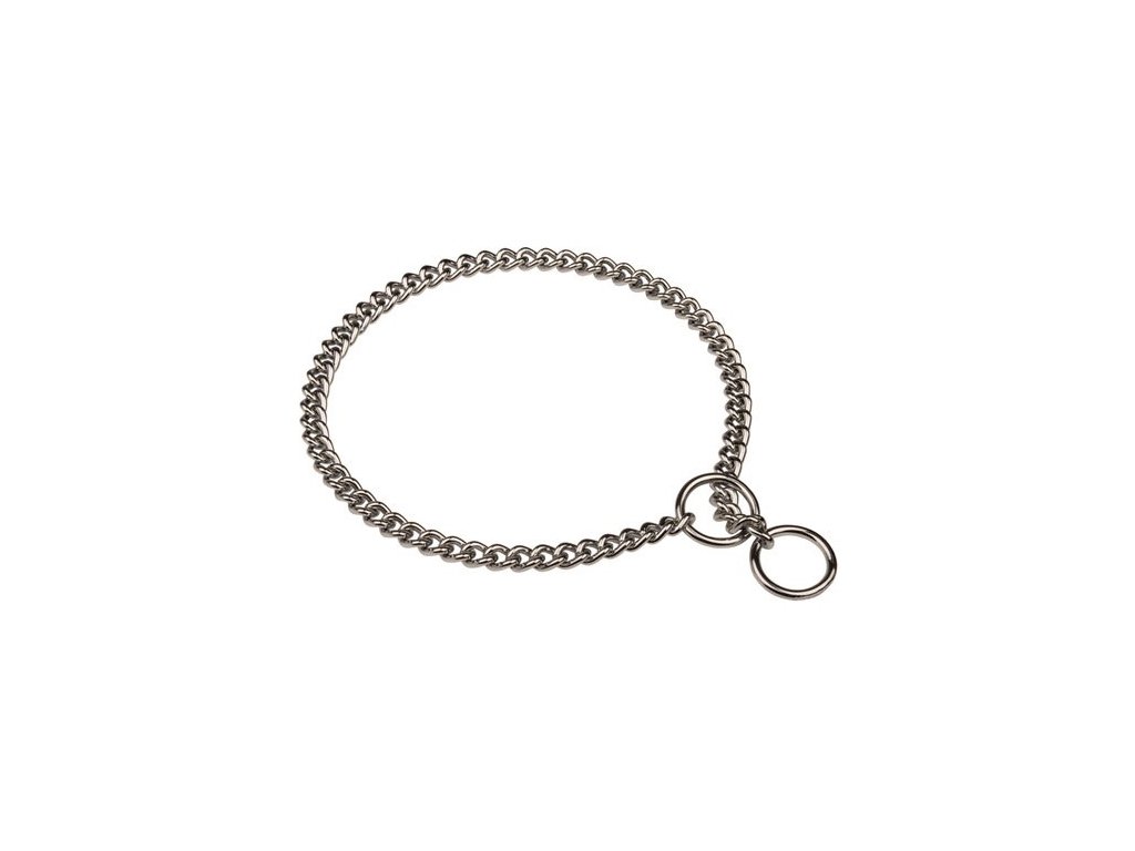 1854 1 nobby retizkovy obojek chrom 45cm 2mm z kategorie chovatelske potreby a krmiva pro psy obojky voditka a postroje pro psy obojky pro psy