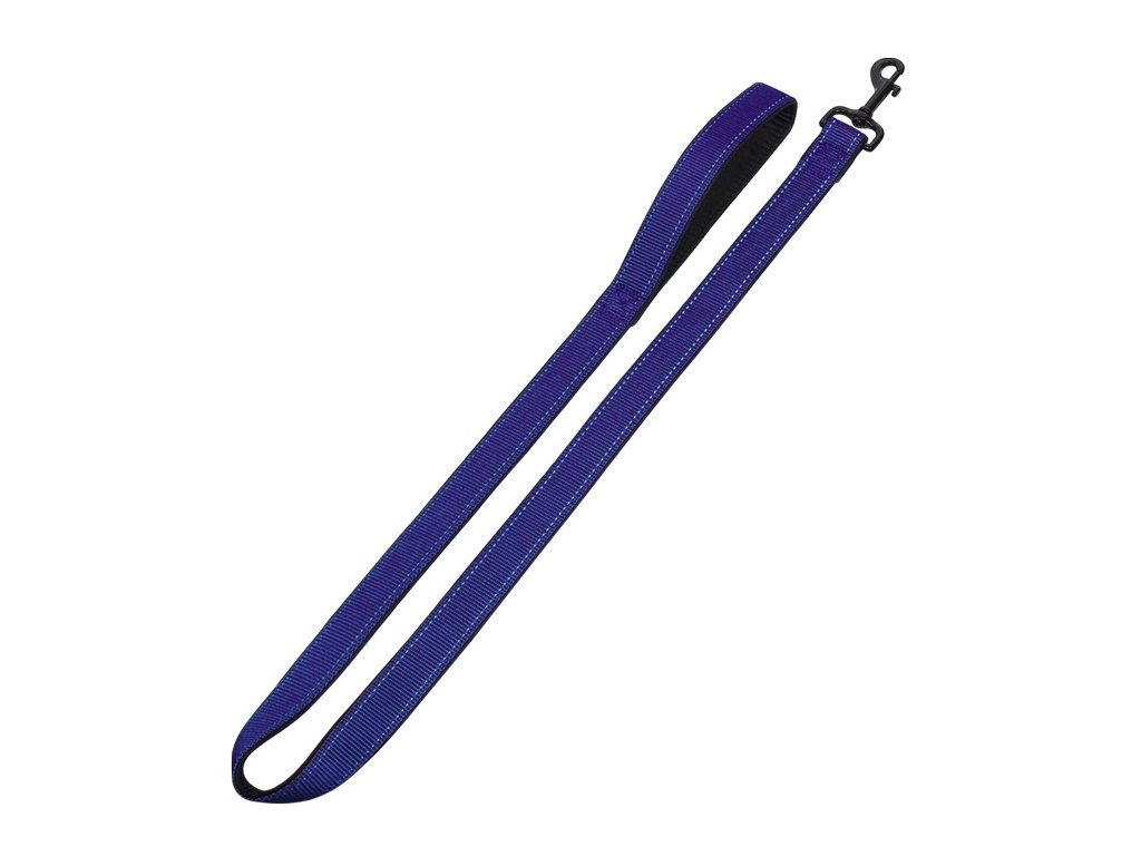 19143 1 nobby classic reflect soft voditko neopren 120cm 15 20mm modra z kategorie chovatelske potreby a krmiva pro psy obojky voditka a postroje pro psy voditka pro psy klasicka voditka pro psy