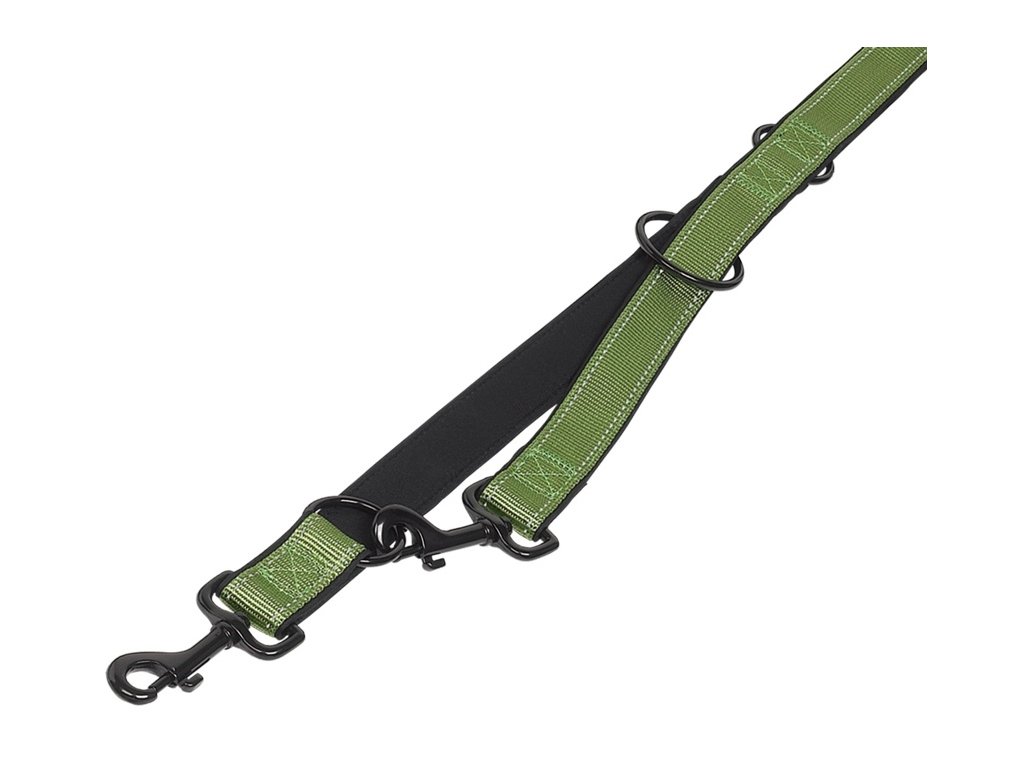 12378 1 nobby classic reflect soft voditko neopren 200cm 15 20mm zelena z kategorie chovatelske potreby a krmiva pro psy obojky voditka a postroje pro psy voditka pro psy klasicka voditka pro psy