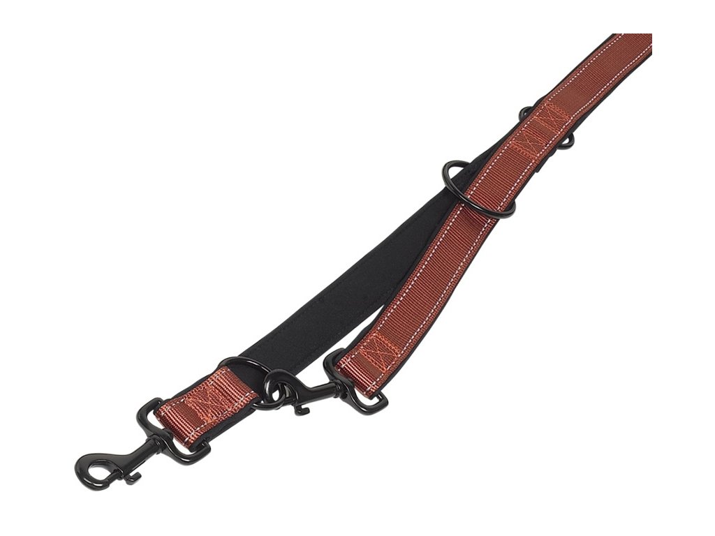 12381 1 nobby classic reflect soft voditko neopren 200cm 15 20mm terakota z kategorie chovatelske potreby a krmiva pro psy obojky voditka a postroje pro psy voditka pro psy klasicka voditka pro psy