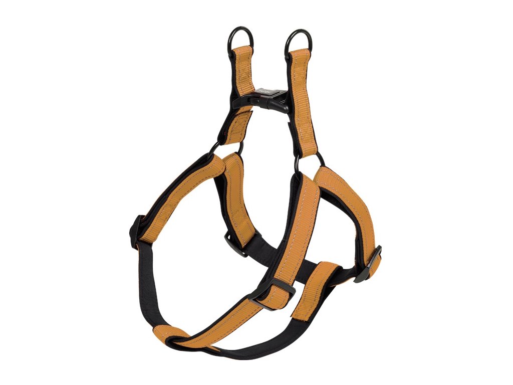 7548 1 nobby classic reflect soft reflexni postroj xs 30 40cm zlata z kategorie chovatelske potreby a krmiva pro psy obojky voditka a postroje pro psy postroje pro psy