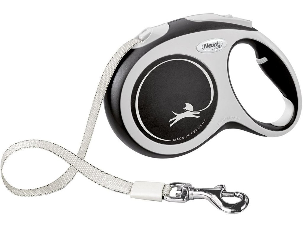 28332 2 flexi new comfort l voditko pasek 5m 60kg cerna z kategorie chovatelske potreby a krmiva pro psy obojky voditka a postroje pro psy voditka pro psy samonavijeci voditka pro psy