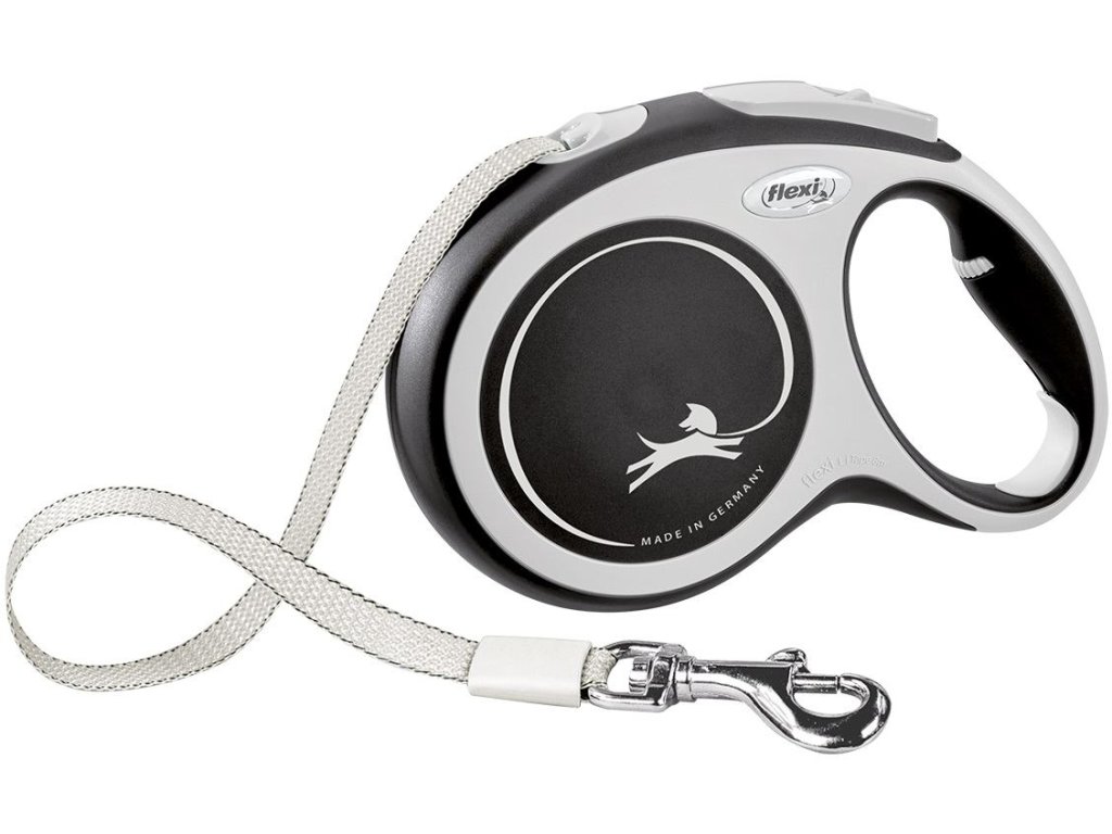 8658 2 flexi new comfort l voditko pasek 8m 50kg cerna z kategorie chovatelske potreby a krmiva pro psy obojky voditka a postroje pro psy voditka pro psy samonavijeci voditka pro psy