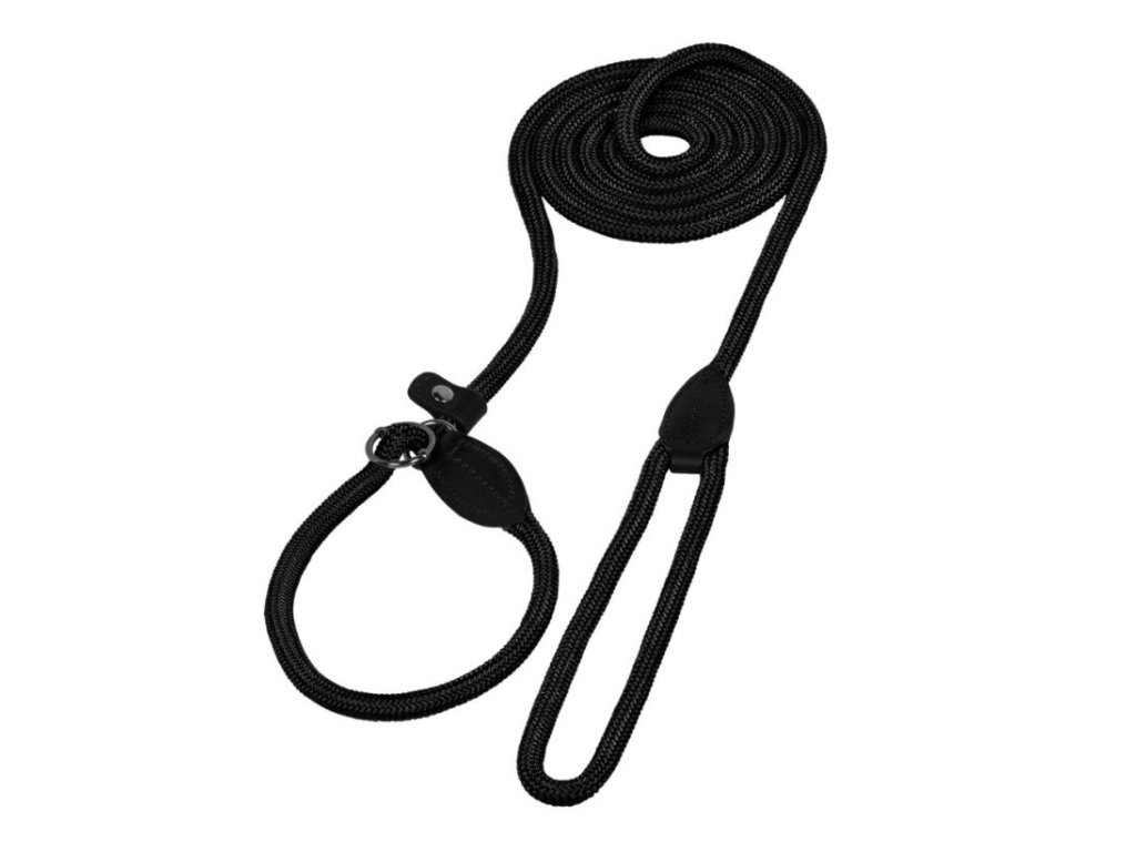 15099 1 nobby fun royal voditko s obojkem 170cm 13mm cerna z kategorie chovatelske potreby a krmiva pro psy obojky voditka a postroje pro psy voditka pro psy klasicka voditka pro psy