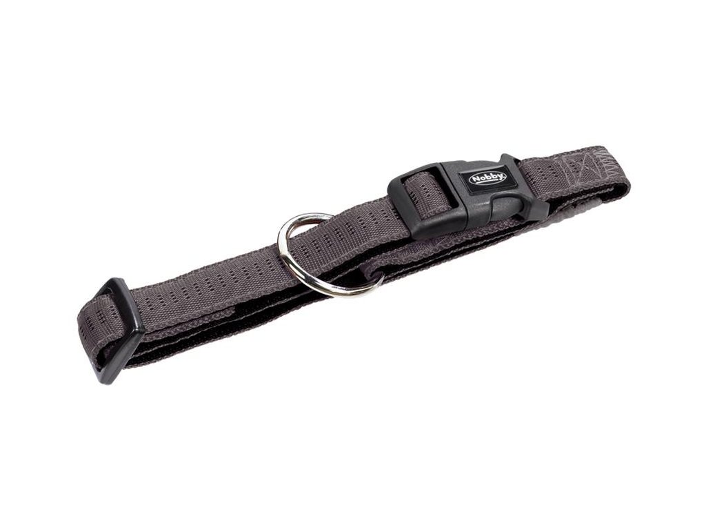 13794 1 nobby soft grip obojek l xl 50 65cm 25mm tmave seda z kategorie chovatelske potreby a krmiva pro psy obojky voditka a postroje pro psy obojky pro psy