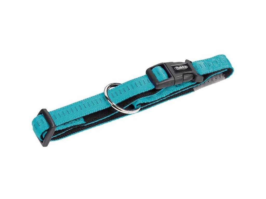 3966 1 nobby soft grip obojek xs s 25 35cm 15mm tyrkysova z kategorie chovatelske potreby a krmiva pro psy obojky voditka a postroje pro psy obojky pro psy