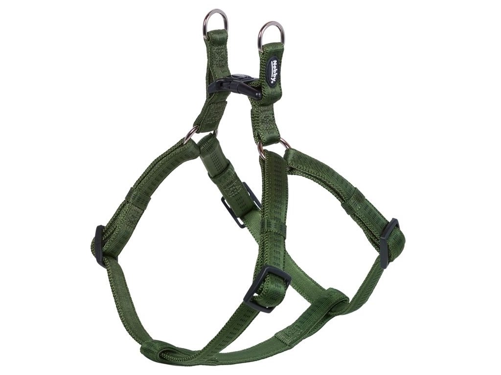 62150 nobby soft grip postroj vojensky zeleny nylon m l 50 72cm z kategorie chovatelske potreby a krmiva pro psy obojky voditka a postroje pro psy postroje pro psy