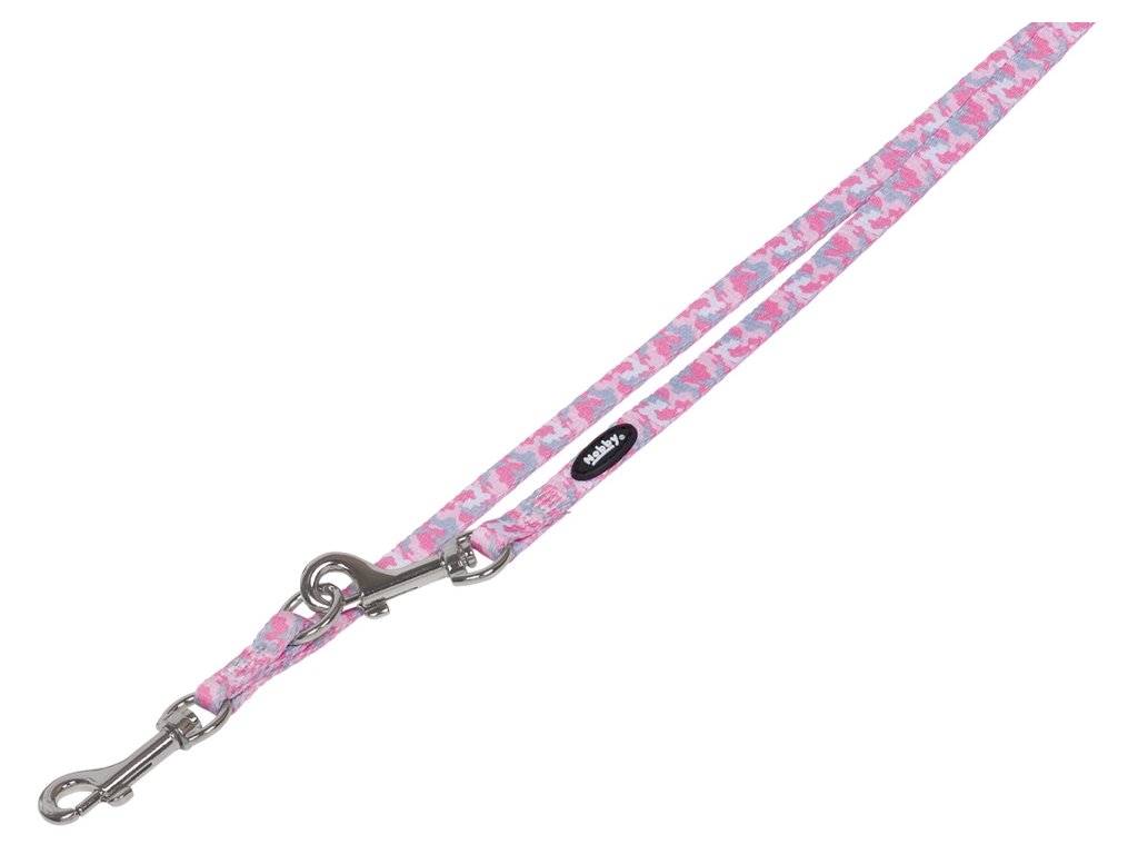 8601 2 nobby voditko maskacove camouflage 200 cm ruzova z kategorie chovatelske potreby a krmiva pro psy obojky voditka a postroje pro psy voditka pro psy klasicka voditka pro psy