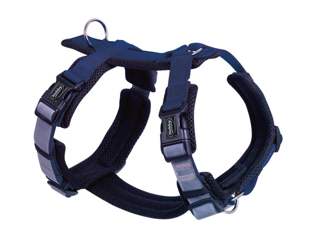 38157 1 nobby postroj pro psy daily walk comfort xs modra z kategorie chovatelske potreby a krmiva pro psy obojky voditka a postroje pro psy postroje pro psy