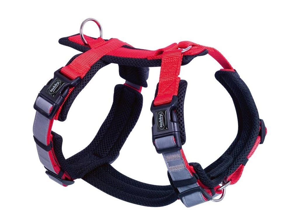 38133 1 nobby postroj pro psy daily walk comfort l cervena z kategorie chovatelske potreby a krmiva pro psy obojky voditka a postroje pro psy postroje pro psy