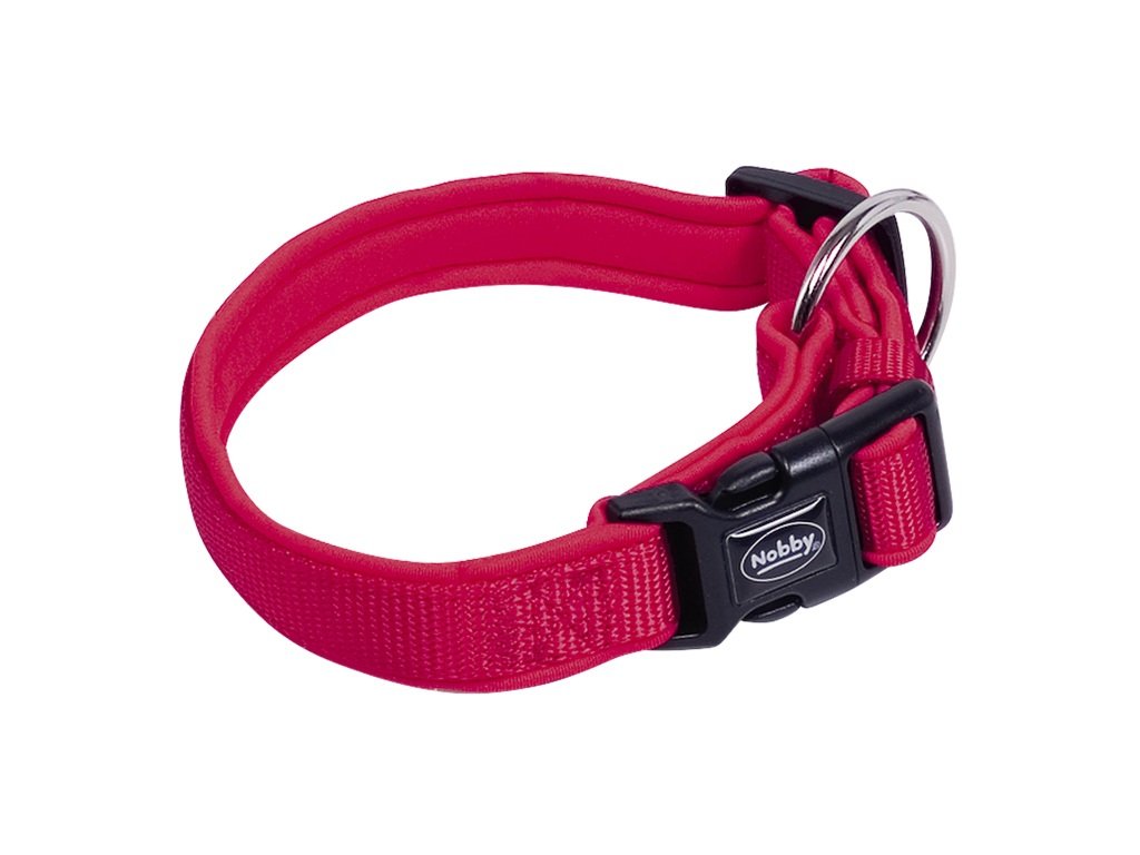 9360 1 nobby classic preno obojek neopren cerveny m l40 55cm z kategorie chovatelske potreby a krmiva pro psy obojky voditka a postroje pro psy obojky pro psy