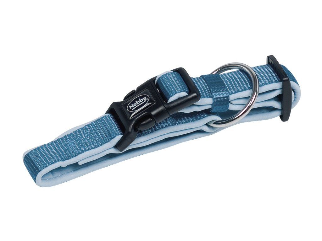 14391 1 nobby classic preno obojek neopren svetle modry m l40 55cm z kategorie chovatelske potreby a krmiva pro psy obojky voditka a postroje pro psy obojky pro psy