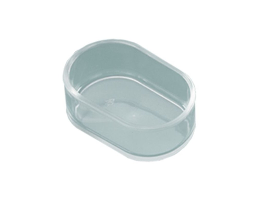 1047 1 nobby miska transparentni ovalna 7 x 3 5 cm z kategorie chovatelske potreby pro ptaky a papousky misky napajecky pro papousky misky pro papousky