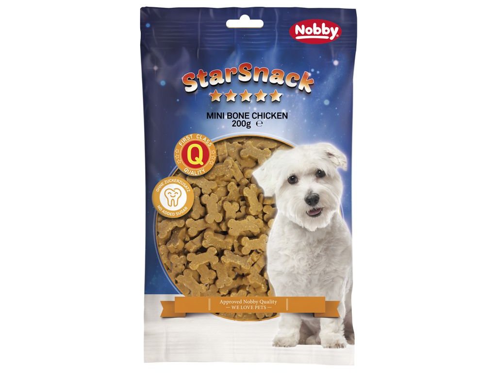 1905 1 nobby starsnack mini bones kureci kosticky 200g z kategorie chovatelske potreby a krmiva pro psy pamlsky pro psy polomekke pamlsky pro psy